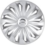 Michelin Set 4 Capace Roti Auto Michelin Monique 14 Inch, Argintii, ABS cu Inel Cromat (92001)