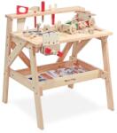 Melissa & Doug Banc de lucru din lemn Melissa Doug, cu accesorii, robust si durabil (12369) Set bricolaj copii