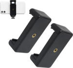 Dodaco Set 2 cleme universale pentru telefon cu rotatie 360 , prindere 1 4 inch pentru trepied, monopied si selfie stick