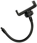 Dodaco Suport pliabil pentru telefon, hands-free cu clema si montare cu surub 1 4, compatibil smartphone si lumina LED pentru streaming si filmari