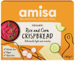Amisa Crispbread din orez si porumb fara gluten Bio, 120g, Amisa