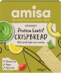 Amisa Crispbread cu linte fara gluten Bio, 120g, Amisa