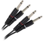 Plugger Cablu 2x Jack 6.35 Tata Mono - 2 X Jack 6.35 Tata Mono 6m (47997) - artledconcept