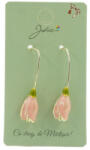 Flippy Cercei Dama de Primavara, Jolie, Model Flori Lalele, Eleganti si Moderni, 7 x 1 cm per unitate, Roz (TEO-114615)