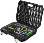 Sparta 215 részes racsnis szerszamkeszlet 1/2", 3/8", 1/4", kofferben (141707)