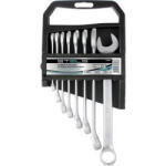 STELS Professional 8-19mm 8db-os hajlított kombinált csillag-villáskulcs készlet CrV (15428)