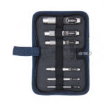 SIBRTEH 6db-os bőrlyukasztó szett húzózáras táskában (183069) - gardenhome