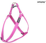 amiplay AP Reflective Y hám L 40-75*2cm pink