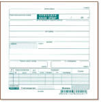  Приходен касов ордер, химизиран 2/3 А5 100 л (112105012-1-1400-ХИМ)