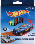  Флумастери Kite Hot Wheels 12 цвята в кутия (1608018-HW21-047)