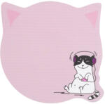  Самоз. листчета Kite Cat music 70х70mm 50 л (1901283-K21-298-1)