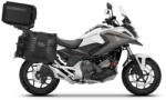 Shad Set of SHAD TERRA TR40 adventure saddlebags and SHAD TERRA aluminium top case TR55 PURE BLACK, including mounting kit SHAD HONDA NC 750X (293567)