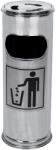  Пепелник стоящ Inox Ф20x58 cm (2709003-80) - officebox