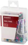  Карфици Axent с цветни глави 34 mm 200 бр (1905005-4216-A)