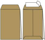  Плик кафяв B4 дъно 250х353х40 mm Стикер 25 бр (B4)