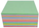  Цветно хартиено кубче залепено 86x86 mm 400 л (1902007-01) - officebox