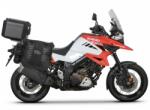 Shad Set complet de genti laterale adventure SHAD TERRA TR40 si topcase din aluminiu SHAD TERRA BLACK 48L, incluzand kitul de montaj SHAD SUZUKI DL 1000 V-Strom DL 1050 V-Strom (282582)