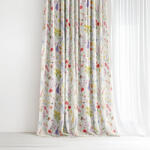 Goldea draperie decorativă valencia - pajiște înflorită 280x135 cm