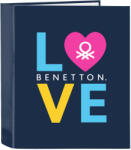 Benetton Biblioraft Benetton Love Bleumarin A4 (27 x 33 x 6 cm)