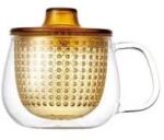 KINTO Чаша за чай Kinto Unimug, с жълт филтър, 350 мл
