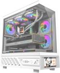 darkFlash DS950 white + screen + 6 fan