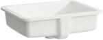 Laufen Savoy - Beépített mosdókagyló 440x330 mm, túlfolyóval, csapfurat nélkül, fehér színű H8189470001091 (H8189470001091)