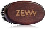 Zew For Men Beard Brush Compact perie barba cu peri de mistreț 1 buc