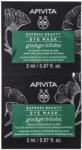 APIVITA Express Beauty Маска за околоочен контур, гинко билоба, 2 x 2 ml - ozone