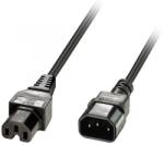 Lindy IEC Tápkábel Fekete 2m 30314 (30314)