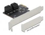 Delock PCI-E x1 Bővítőkártya 4x SATA 6GB/s port (DL90010) (DL90010)