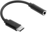 Maxlife audió adapter MXJC-02 jack 3, 5 mm - USB-C fekete