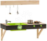 Exit Toys Bucătărie de grădină Yummy 50 Wooden Mud Kitchen Exit Toys cu apă curgătoare în chiuvetă și unelte de bucătărie ET51100000 (ET51100000) Bucatarie copii