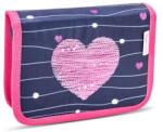 Belmil Tolltartó, klapnis, cipzáras, BELMIL „Simple Hearts, rózsaszín szív (BL3357462L)