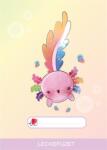ICO Füzet, tűzött, A5, lecke, 32 lap, ICO „Süni, axolotl (TICSULFAX)