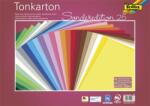 FOLIA Dekorkarton, 2 oldalas, 50x70cm, 220 g, 25 lap, FOLIA, vegyes színek (FL61222599) - becsiirodaker