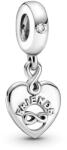 PANDORA Moments People 799294C01 Örök barátok szív függő charm (Ag 925/1000, 2, 6 g)