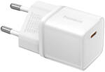Baseus GaN5S hálózati töltő Type-C aljzat (20W, PD gyorstöltő 3.0, GaN5S), fehér