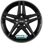 CMS C29 8x18 5x114.3 Et45 67.2r Diamond Rim Black Gloss Kba-53096 M+s