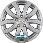 CMS C22 6.5x16 5x112 Et45 57.1 Racing Silver Kba-50270 M+s