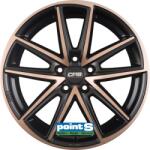 CMS C30 7x17 5x112 Et48.5 66.5 Diamond Black Copper Kba-52810 M+s