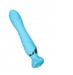 FairyGasm Vibrator Mermaids Extasy FairyGasm, 6 Moduri Vibratii, 6 Moduri Tapare, Silicon, USB, Albastru Vibrator