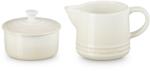 Le Creuset Комплект за сметана и захар, комплект от 2 бр. , MERINGUE, керамика с глазура, Le Creuset (LECR89331007160003)