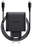 Trust Incarcator retea Trust Maxo GaN, 65W, 2x USB-C, Black (TR-25525)