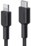 AUKEY Cablu de date Aukey CB-CL03, USB-C male - Lightning male, 2 m, Black (CB-CL03)