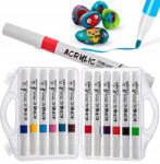Extralink Extralink, set de markere acrilice, 12 buc
