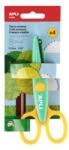 APLI Olló, kreatív, hullám, APLI Kids "Toothed", zöld-sárga 19999 (19999)