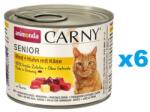 Animonda Carny Senior Marhahús, csirke és sajt 6x200 g