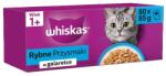 Whiskas Adult Halas Ínycsiklandók 80x85g nedves teljes értékű táplálék felnőtt macskák számára zselében