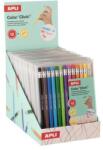 APLI Színes töltőceruza készlet, display, APLI "Color Click", 12 szín 20545 (20545)