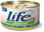  Life Cat Natural 6x85g Life Cat Natural Adult Tonhal & alaszkai tőkehal nedves macskatáp